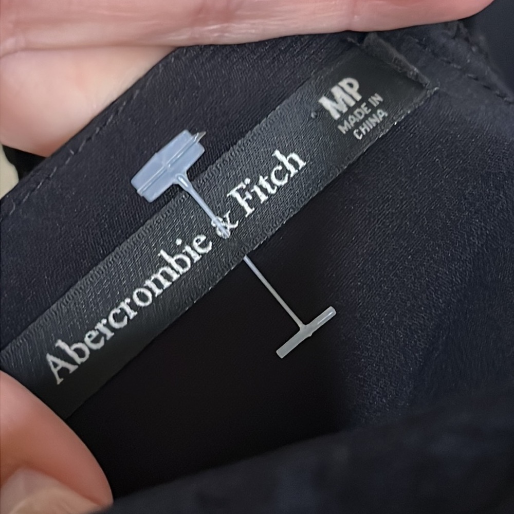 Abercrombie & Fitch Tiered Ruched Babydoll Emerson Maxi Dress | M petite - Picture 7 of 10